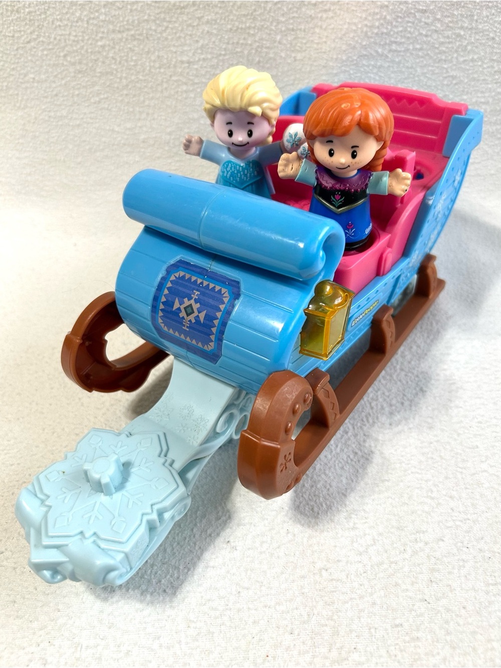 Fisher-Price Little People Disney Frozen Kristoff’s Sleigh with Anna & Elsa